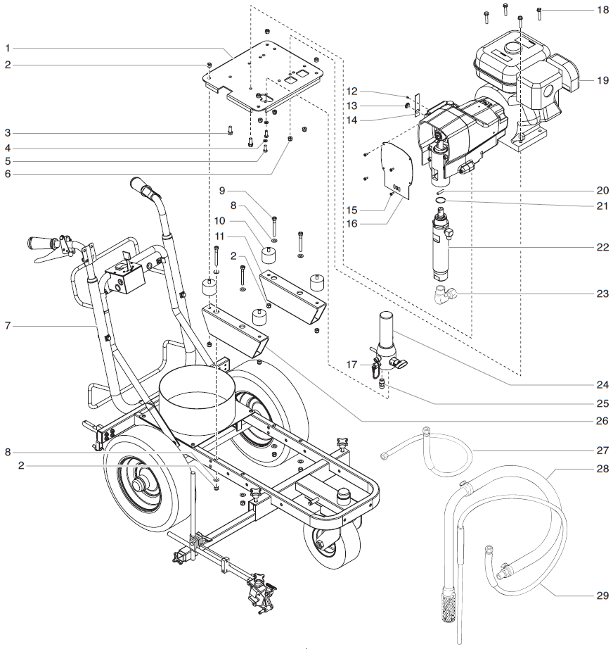 LineCrew 1600 Main Assembly